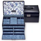 72.501.014.008 - Jasmin jewellery case, navy (genuine leather)