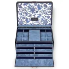 72.501.014.008 - Jasmin jewellery case, navy (genuine leather)