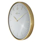 3235WI - Wall Clock "Glamour", Metal, White, Ø 40 cm