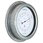 4303GA - Barometer "Orchidee", Ø 22 cm, Metall, verzinkt