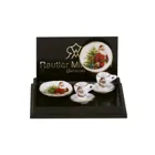 001.534/5 - Miniature, 2 coffee sets "Father Christmas