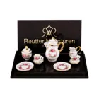 Kaffeeservice 2 Personen, Rosenband