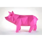 SCHWEIN_ZIEGELROT - Brick red pig craft kit