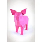 SCHWEIN_ORANGE - Craft set pig orange