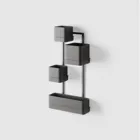 1018767-040 - CUBIKO WALL PLANTER BLACK