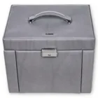 88.510.561643 - Jewellery box Marta fleur venice grey leather