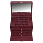 77.301.010101 - Schmuckkasten Lena acuro bordeaux Leder