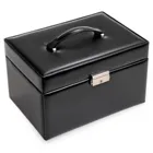 72.107.010443 - Jewellery box Jasmin new classic black leather