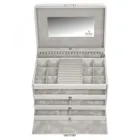 72.518.561821 - Jewellery box Jasmin elegance sand full-grain cowhide