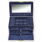 25.301.014023 - Schmuckkasten Elly acuro navy Leder