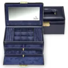 25.301.014023 - Schmuckkasten Elly acuro navy Leder