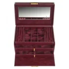 25.301.010101 - Schmuckkasten Elly acuro bordeaux Leder