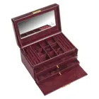 25.301.010101 - Schmuckkasten Elly acuro bordeaux Leder