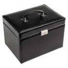 M8.002.010421 - Jewellery case for rings Victoria vario black leather