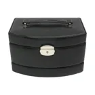 803692.08 - Automatic jewellery case with travel insert Merino black