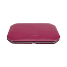 803862.06 - 10-piece manicure case Beluga berry (leather)