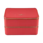 803974.01 - Jewellery case L with zip fastener Aurora coral