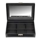 44.107.0104N04 - Jewellery box Isa black exclusive black (leather)