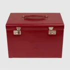 803347.00 - Jewellery case XXL with integrated jewellery bag Merino red