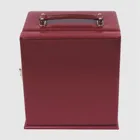 803736.00 - Jewellery case with integrated jewellery bag Merino red