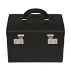 803850.08 - Jewellery case Beluga black (leather)