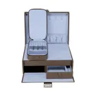 803954.02 - Jewellery case L with insert Corbello mocca