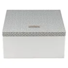 803960.03 - Jewellery box small Calma white