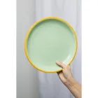 POR738 - GREEN CANDY plate