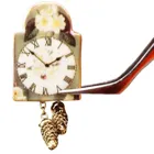 001.403/5 - Wanduhr "Englische Rose", Miniatur